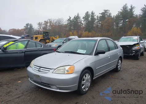 2001 Honda Civic Ex from USA, damaged, VIN 2HGES26761H500243